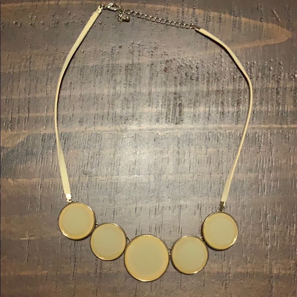 Tan stone necklace